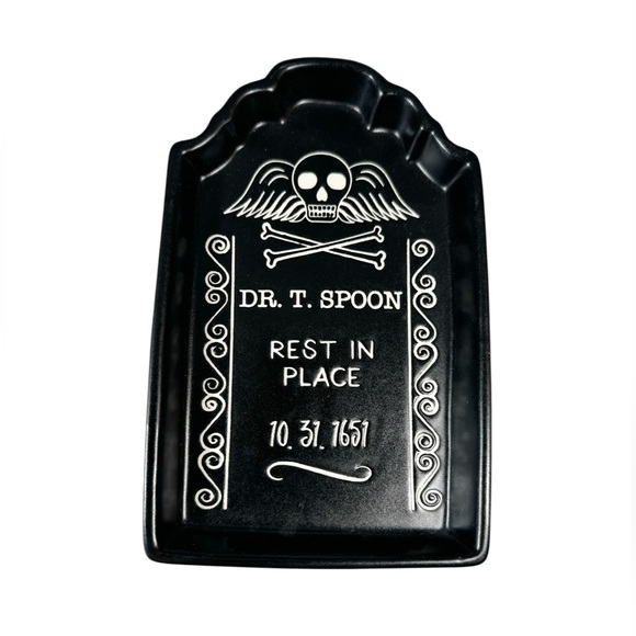 NEW Prima Design DR T SPOON REST IN PLACE HALLOWEEN SPOON REST/TRINKET Dish - Picture 1 of 3